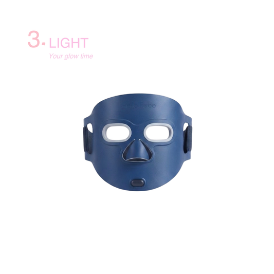 LED Face Mask — Red Light + Near-Infrared | 4 Wavelengths, Cordless