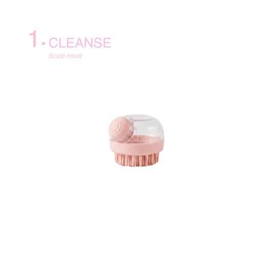 Scalp Massage Brush — Silicone Shampoo Brush for the Shower